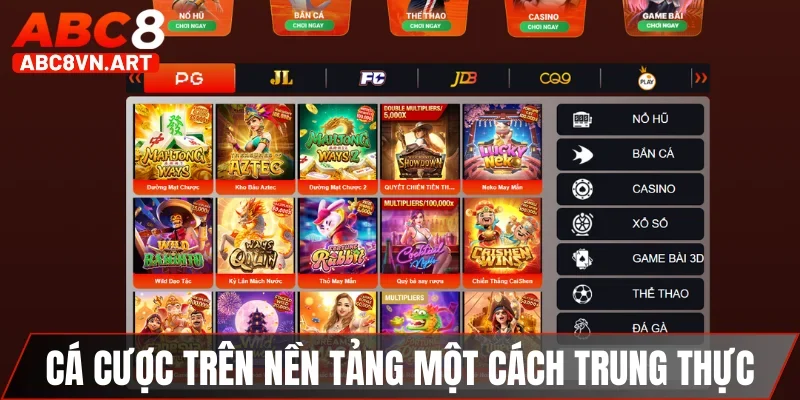 Cá cược trên nền tảng một cách trung thực Cá cược trên nền tảng một cách trung thực