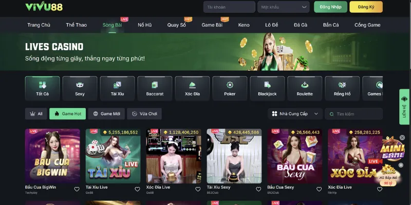 Game bài trực tuyến Casino Game bài trực tuyến Casino