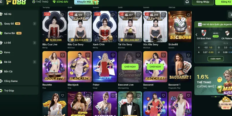 Game bài trực tuyến Casino Game bài trực tuyến Casino